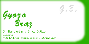 gyozo braz business card